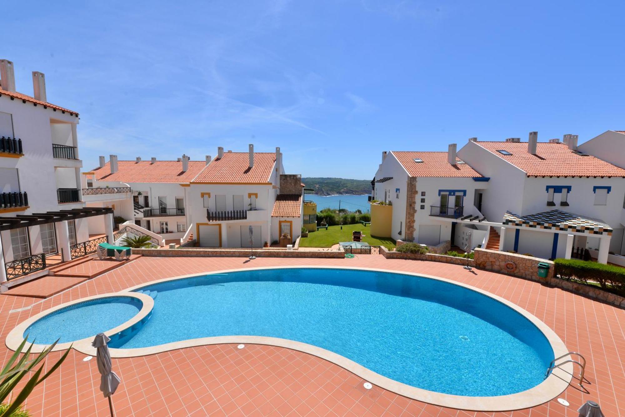 Paddle - Sea View Apartment With 3 Pools, Tennis & Squash Court São Martinho do Porto Esterno foto